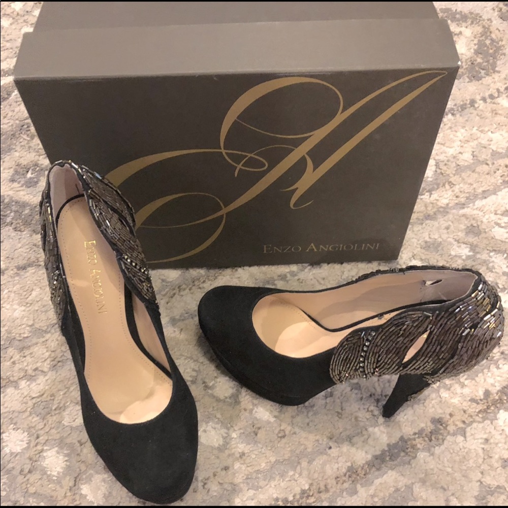 ENZO ANGIOLINI WOMEN'S BALADEVA PLATFORM PUMP HEELS size 7.5